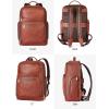 imageBOSTANTEN Leather Backpacks College 156 Laptop Travel Computer Shoulder Backpack For Men Coffeebrown2coffeebrown