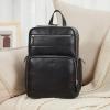 imageBOSTANTEN Leather Backpacks College 156 Laptop Travel Computer Shoulder Backpack For Men Coffeebrown4black Vegetable Tanned Leather
