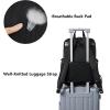 imageBOSTANTEN Leather Backpacks College 156 Laptop Travel Computer Shoulder Backpack For Men Coffeebrown4black Vegetable Tanned Leather