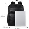 imageBOSTANTEN Leather Backpacks College 156 Laptop Travel Computer Shoulder Backpack For Men Coffeebrown4black Vegetable Tanned Leather