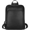 imageBOSTANTEN Genuine Leather Backpack Purse Casual College Travel Bags for Women4black