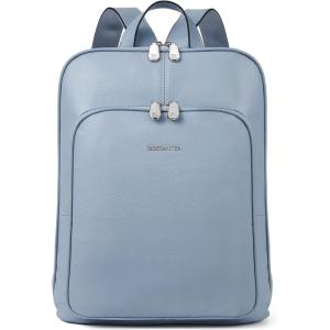 imageBOSTANTEN Genuine Leather Backpack Purse Casual College Travel Bags for Women5blue