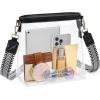 imageBOSTANTEN Clear Bag for Stadium Events Approved Crossbody Purse with Adjustable Strap for Concerts FestivalsBlack
