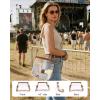 imageBOSTANTEN Clear Bag for Stadium Events Approved Crossbody Purse with Adjustable Strap for Concerts FestivalsBrown