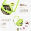 imageBOSTANTEN Baseball Crossbody Purses for Sport Mom Small Shoulder Bag Vegan Leather Women Handbags for EventsPuyellow