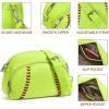 imageBOSTANTEN Baseball Crossbody Purses for Sport Mom Small Shoulder Bag Vegan Leather Women Handbags for EventsPuyellow