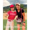 imageBOSTANTEN Baseball Crossbody Purses for Sport Mom Small Shoulder Bag Vegan Leather Women Handbags for EventsRed