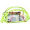 imageBOSTANTEN Baseball Crossbody Purses for Sport Mom Small Shoulder Bag Vegan Leather Women Handbags for EventsYellow