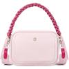 imageBOSTANTEN Crossbody Bags for Women Vegan Leather Designer Shoulder Purses Trendy Small Handbags with Paracord StrapPink