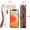 imageBOSTANTEN Leather Wallet for Women RFID Blocking Zip Around Credit Cards Holder Phone Clutch1ABeigeBrown