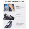 imageBOSTANTEN Leather Wallet for Women RFID Blocking Zip Around Credit Cards Holder Phone ClutchBNavy Blue