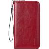 imageBOSTANTEN Leather Wallet for Women RFID Blocking Zip Around Credit Cards Holder Phone Clutch