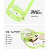 imageBOSTANTEN Baseball Crossbody Bags for Women Small Round Purse with Card Slots Cute Vegan Leather Shoulder Bag for Game DayYellow