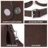 imageBOSTANTEN Satchel Purses for Women Trendy Top Handle Handbags Vegan Leather Designer Shoulder Bag with Adjustable StrapBcoffee