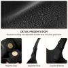 imageBOSTANTEN Satchel Purses for Women Trendy Top Handle Handbags Vegan Leather Designer Shoulder Bag with Adjustable StrapBlack
