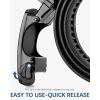 imageBOSTANTEN Mens Belt Ratchet Belts for Men Leather Dress Casual with Adjustable Buckle Cut for Fit001all Black