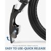 imageBOSTANTEN Mens Belt Ratchet Belts for Men Leather Dress Casual with Adjustable Buckle Cut for Fit006all Black  Twill