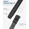imageBOSTANTEN Mens Belt Ratchet Belts for Men Leather Dress Casual with Adjustable Buckle Cut for Fit009x Black  Twill