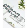 imageBOSTANTEN Western Metal Waist Chain Belt for Women Cowgirl Boho Turquoise Belts for Dress Jeans Country Concert Outfit002butterfly Vintage Silver