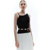 imageBOSTANTEN Western Metal Waist Chain Belt for Women Cowgirl Boho Turquoise Belts for Dress Jeans Country Concert Outfit003diamond Vintage Goldr