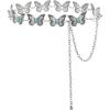 imageBOSTANTEN Western Metal Waist Chain Belt for Women Cowgirl Boho Turquoise Belts for Dress Jeans Country Concert Outfit002butterfly Vintage Silver