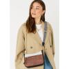 imageBOSTANTEN Crossbody Purses for Women Vegan Leather Shoulder Handbags Hobo Bag with Detachable Strap for Daily Travel ampamp WorkBeige With Brown