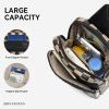 imageBOSTANTEN Sling Bag Quilted Crossbody Bags for Women Cross Body Purse Leather Fanny Pack with Adjustable Guitar StrapAcheckered Coffee