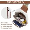 imageBOSTANTEN Sling Bag for Women Leather Crossbody Bag Vintage Cross Body Purse for Travel with Guitar Strap Bohemian StyleBeige