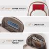 imageBOSTANTEN Sling Bag for Women Leather Crossbody Bag Vintage Cross Body Purse for Travel with Guitar Strap Bohemian StyleBeige