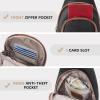 imageBOSTANTEN Sling Bag for Women Leather Crossbody Bag Vintage Cross Body Purse for Travel with Guitar Strap Bohemian StyleBlackbrown