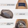imageBOSTANTEN Sling Bag for Women Leather Crossbody Bag Vintage Cross Body Purse for Travel with Guitar Strap Bohemian StyleCamel Brown