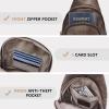 imageBOSTANTEN Sling Bag for Women Leather Crossbody Bag Vintage Cross Body Purse for Travel with Guitar Strap Bohemian StyleCoffee