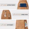 imageBOSTANTEN Small Sling Bag for Women Leather Crossbody Bags Fanny Pack Chest Bag for TravelACamel Brown