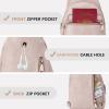 imageBOSTANTEN Small Sling Bag for Women Leather Crossbody Bags Fanny Pack Chest Bag for TravelAPink