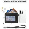 imageBOSTANTEN Small Wallet For Women RFID Leather Credit Card Holder Slim Wristlet Keychain Wallet With Zipper Pocket Mint Green CheckeredRWhite Cow Print
