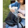 imageBOSTANTEN Small Wallet For Women RFID Leather Credit Card Holder Slim Wristlet Keychain Wallet With Zipper Pocket Mint Green CheckeredSBlue