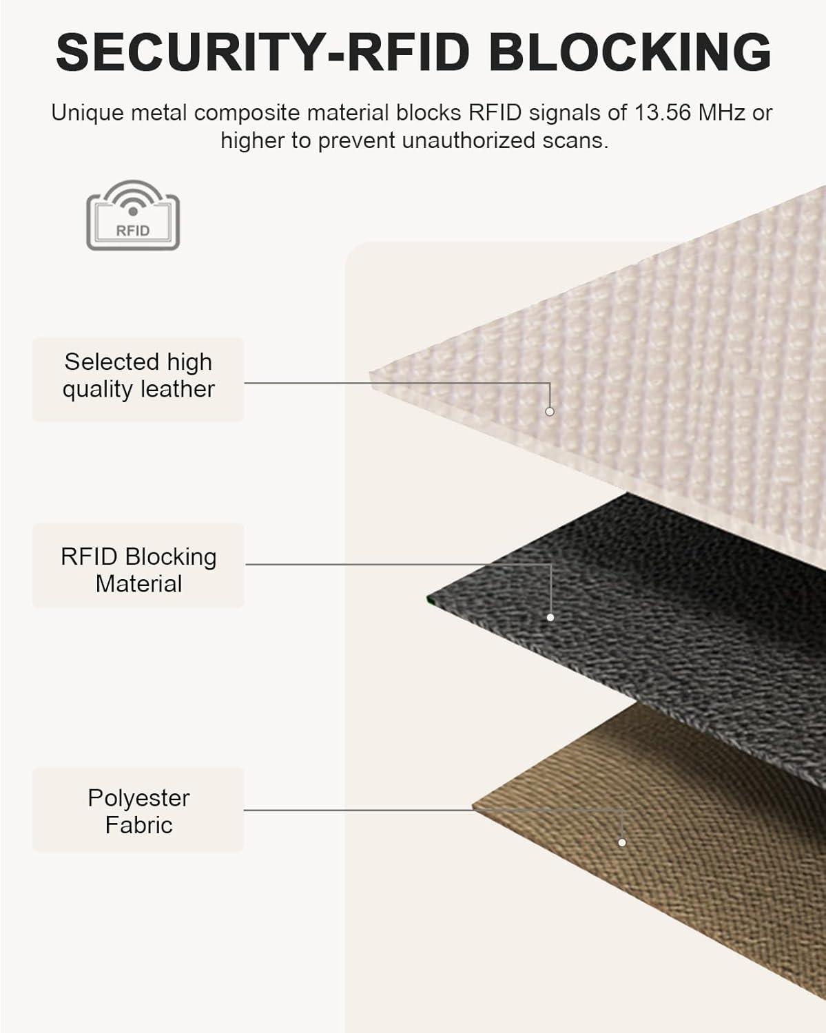 imageBOSTANTEN Slim Wallet for Women Small RFID Blocking Credit Card Holder Leather Bifold Wallets with Zipper Coin Pocket Black and White CheckeredSWhite