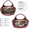 imageBOSTANTEN Genuine Leather Purses for Women Designer Handbags Crossbody Shoulder Bags Top Handle Satchel with Adjustable StrapL05red