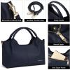 imageBOSTANTEN Genuine Leather Purses for Women Designer Handbags Crossbody Shoulder Bags Top Handle Satchel with Adjustable StrapL06navy Blue