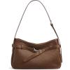 imageBOSTANTEN Shoulder Bag for Women Vegan Leather Hobo Bag Trendy Handbags Designer Winter Fall Purses with Adjustable StrapBrown