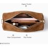 image:imageBOSTANTEN Suede Purses for Women Small Crossbody Bag Vintage Shoulder Handbags with 2 Adjustable StrapBrown