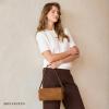 image:imageBOSTANTEN Suede Purses for Women Small Crossbody Bag Vintage Shoulder Handbags with 2 Adjustable StrapBrown