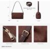image:imageBOSTANTEN Suede Purses for Women Small Crossbody Bag Vintage Shoulder Handbags with 2 Adjustable StrapCoffee