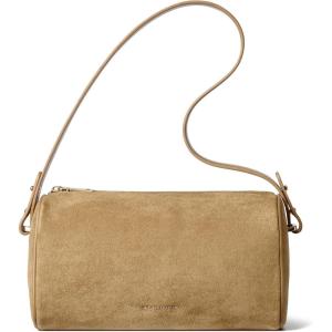 image:imageBOSTANTEN Suede Purses for Women Small Crossbody Bag Vintage Shoulder Handbags with 2 Adjustable StrapBeige
