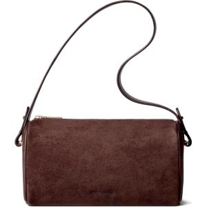 image:imageBOSTANTEN Suede Purses for Women Small Crossbody Bag Vintage Shoulder Handbags with 2 Adjustable StrapCoffee