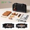 image:imageBOSTANTEN Shoulder Bag for Women Vegan Leather Purse with Cherry Charm Medium Handbag with Zipper for Daily UseBlack