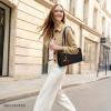 image:imageBOSTANTEN Shoulder Bag for Women Vegan Leather Purse with Cherry Charm Medium Handbag with Zipper for Daily UseBlack