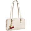 image:imageBOSTANTEN Shoulder Bag for Women Vegan Leather Purse with Cherry Charm Medium Handbag with Zipper for Daily UseBeige