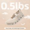image:imageBOSTANTEN Comfortable Mary Jane Sneakers for Women  Lightweight amp Breathable Slip On Casual Shoes 2026 Wide Toe Box Cushioned Sole for AllDay WalkingWorkBeige
