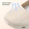 image:imageBOSTANTEN Comfortable Mary Jane Sneakers for Women  Lightweight amp Breathable Slip On Casual Shoes 2026 Wide Toe Box Cushioned Sole for AllDay WalkingWorkBeige